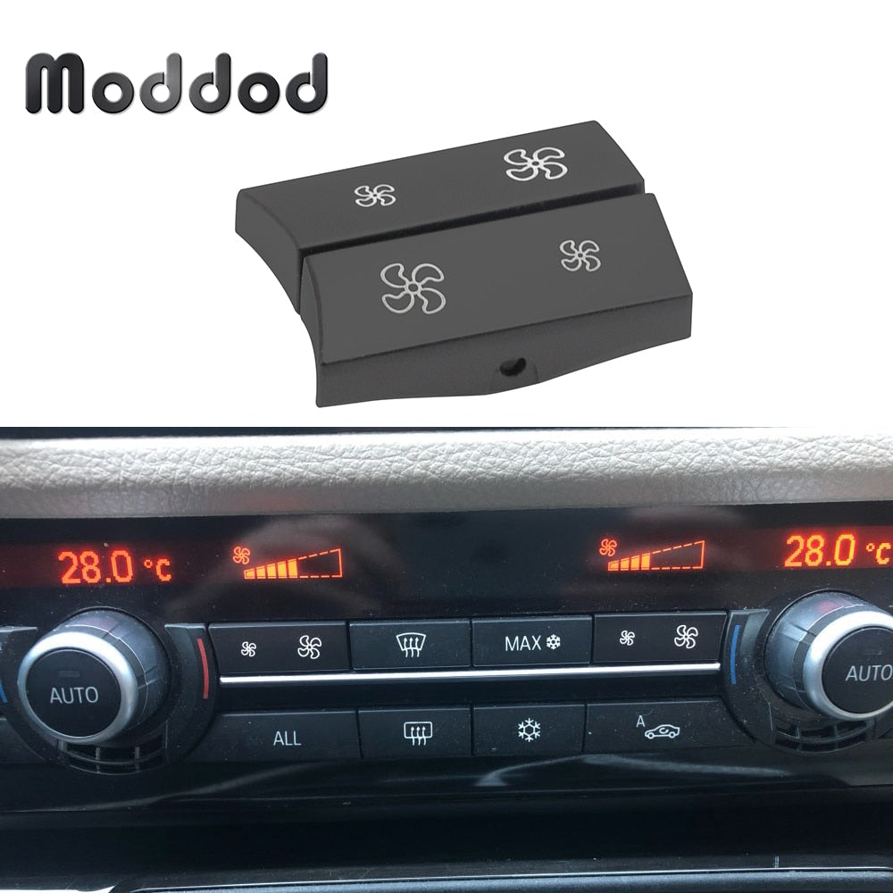 Control Switch Fan Button Cap for BMW F10 F11 Car Auto Replacement Part Heater Climate Protective Wind Air Conditioning Cover